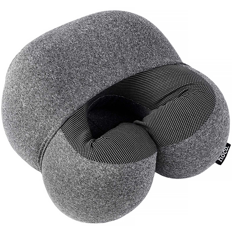 Подушка Hoco HX70 Neck Fitting memory foam (Black) в магазине vchehle.ua