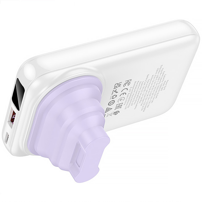 Фото Портативное ЗУ Power Bank Borofone BJ83 Ocean 22.5W+PD20W с БЗУ 10000 mAh (White) в магазине vchehle.ua