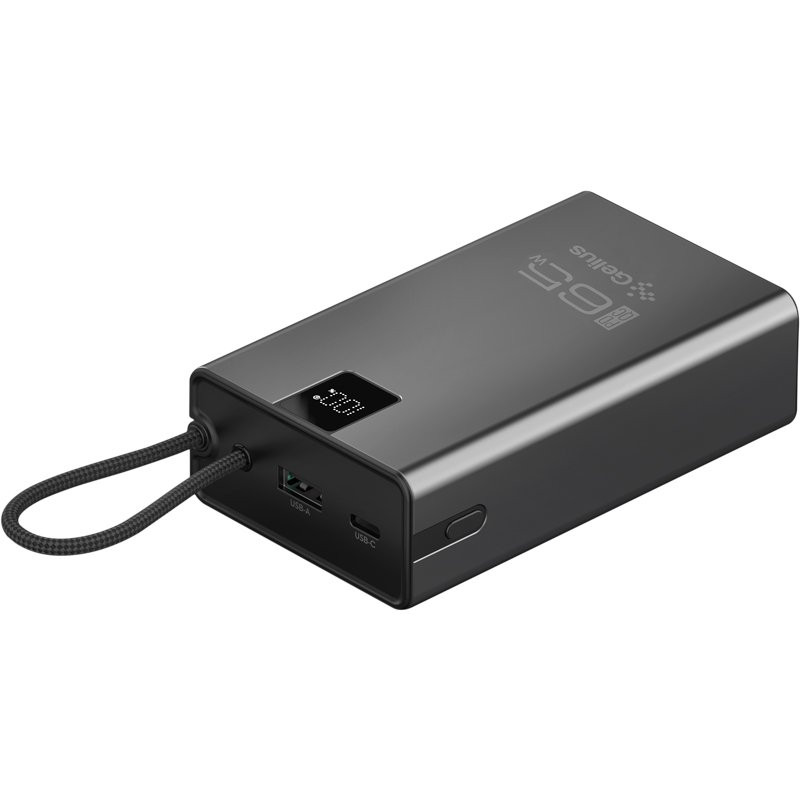 Фото Power Bank Gelius 20000 mAh Veyron GP-PB312 65W QC+PD (Black) на vchehle.ua