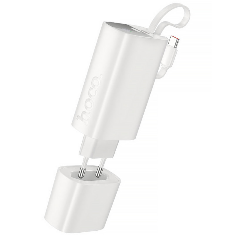 Power Bank Hoco 5000 mAh J148 Handy PD20W with cable (White)