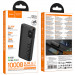 Фото Power Bank Hoco 10000 mAh J158 Pro Runner 22.5W+PD20W (Black) на vchehle.ua