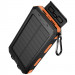 Купити Портативний ЗП Power Bank Hoco J164 Platinum solar 10.5W with lighting 8000 mAh (Black) на vchehle.ua