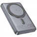 Купить Power Bank Hoco 5000 mAh Q46 Title PD20W с БЗУ+card holder (Silver gray) на vchehle.ua