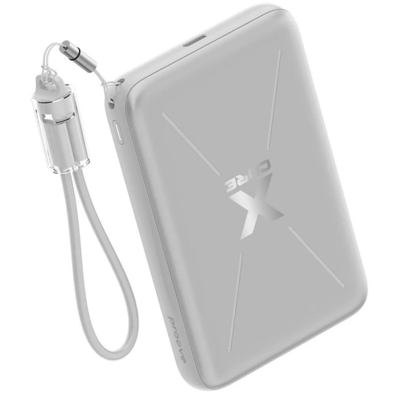 Power Bank Proove 10000 mAh X-Core 22.5W с БЗУ (Silver) в магазине vchehle.ua