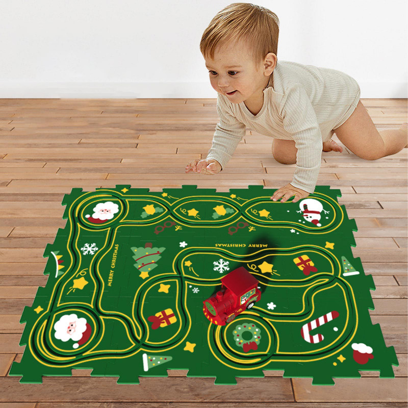 Фото Развивающая игрушка-пазл SHT XDL588-19 Merry Christmas (13pcs) (Green) в магазине vchehle.ua