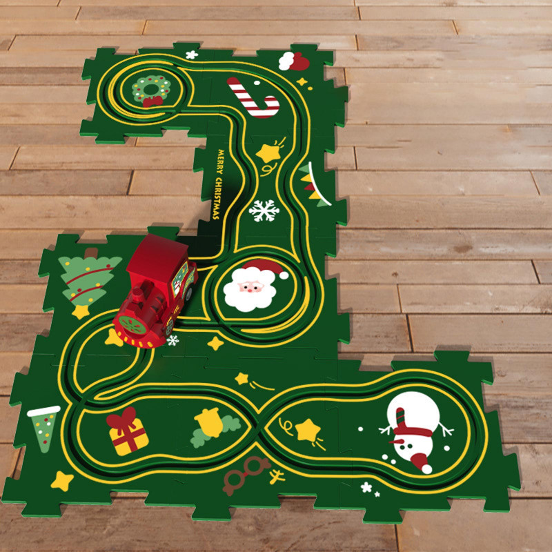 Развивающая игрушка-пазл SHT XDL588-19 Merry Christmas (13pcs) (Green) в магазине vchehle.ua