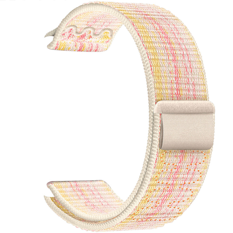 Ремінець Hoco WA25 Original series nylon strap для Apple watch 38/40/41mm (Starlight with Pink)