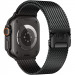 Фото Ремешок Hoco WA33 Original series umbrella buckle Milanese steel strap для Apple watch 44/45/46/49mm (Black) на vchehle.ua