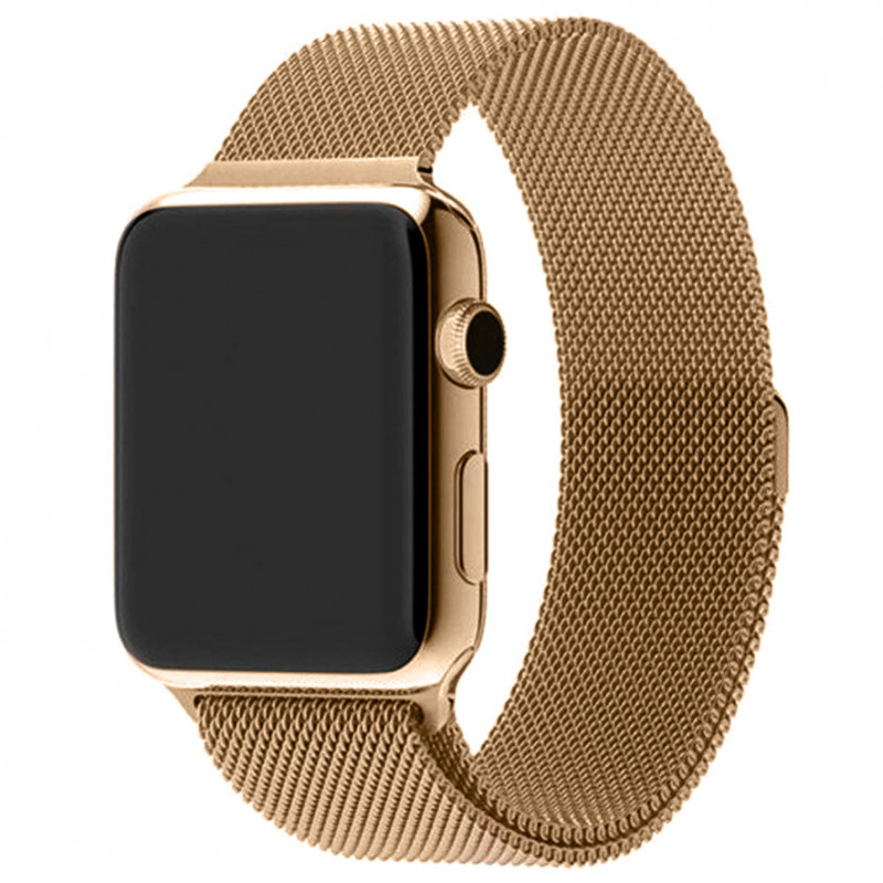 Ремінець Milanese Loop Design для Apple Watch 42(ser.1-3)/44/45/46/49mm (Champagne)