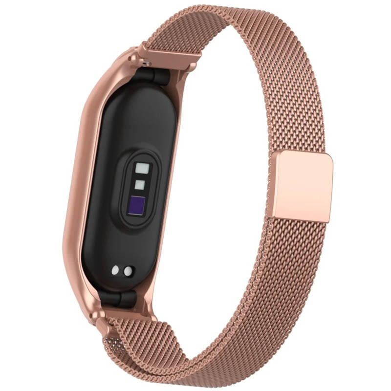 Фото Ремешок Milanese Loop Design для Xiaomi Mi Band 3/4 (Rose Pink) на vchehle.ua
