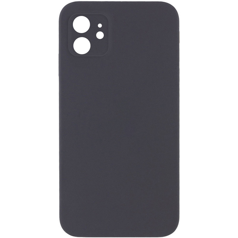 Чехол Silk Square Full Camera Protective (AA) NO LOGO для Apple iPhone 11 (6.1") (Серый / Dark Gray)