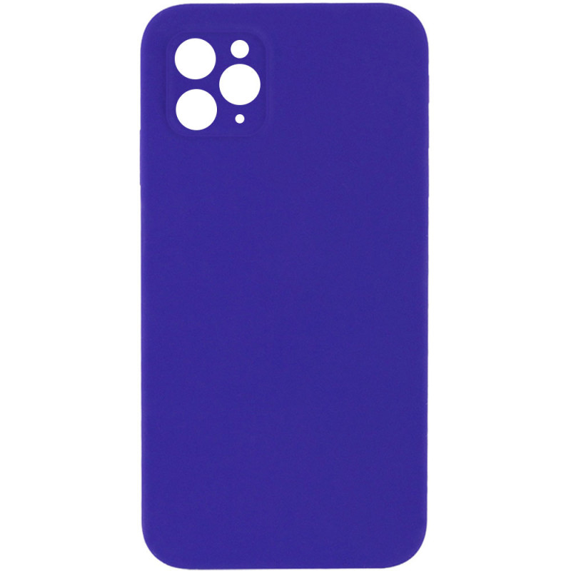 Чехол Silk Square Full Camera Protective (AA) NO LOGO для Apple iPhone 11 Pro Max (6.5") (Фиолетовый / Ultra Violet)