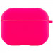 Фото Силіконовий футляр з мікрофіброю для навушників Airpods Pro (Рожевий / Barbie pink) на vchehle.ua