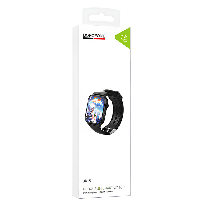 Фото Смарт-часы Borofone BD15 Smart sports watch (call version) (Black) на vchehle.ua