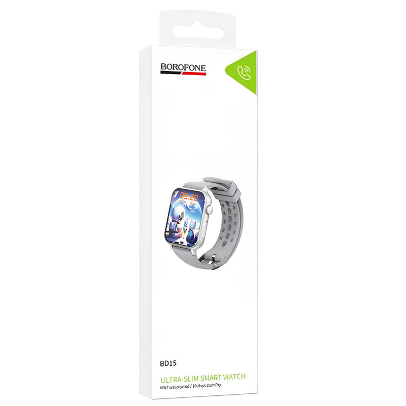 Фото Смарт-часы Borofone BD15 Smart sports watch (call version) (Silver) в магазине vchehle.ua