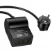 Фото МЗП Hoco AC33 Win 1 position 30W QC+PD (1USB-A/2C/1Socket) (1.5m) (Black) в маназині vchehle.ua