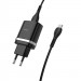 СЗУ Hoco C12Q Smart QC3.0 18W (1USB-A) + кабель USB to MicroUSB (Черный)