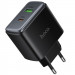 Фото МЗП Hoco C158A Upgrade PD45W (1USB-A/1C) (Black) в маназині vchehle.ua