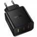 Фото МЗП Hoco N75 Grande 65W QC+PD (1USB-A/2C) (Black) в маназині vchehle.ua