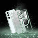 Фото TPU чехол Delight case with Magnetic Safe с защитными линзами на камеру для Samsung Galaxy S24+ (Зеленый / Green) на vchehle.ua