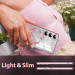 TPU чохол Delight case with Magnetic Safe з захисними лінзами на камеру на Samsung Galaxy S25 FE (Рожевий / Rose Gold) в магазині vchehle.ua