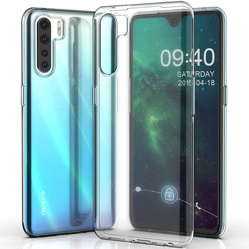 TPU чехол Epic Transparent 1,0mm для Oppo A91 / Reno 3