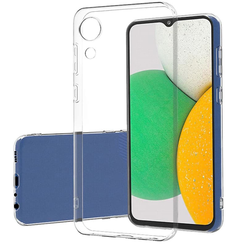 TPU чехол Epic Transparent 1,5mm Full Camera для Samsung Galaxy A03 Core (Бесцветный (прозрачный))