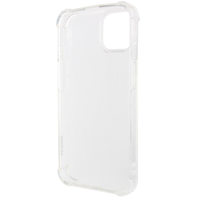 TPU чохол GETMAN Ease logo посилені кути на Apple iPhone 15 Plus (6.7") (Прозорий (прозорий)) в магазині vchehle.ua