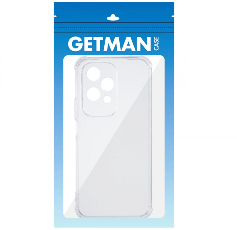 Фото TPU чохол GETMAN Ease logo посилені кути Full Camera на Honor 200 Lite (Безбарвний (прозорий)) в маназині vchehle.ua