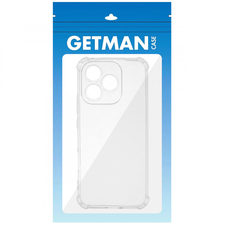Фото TPU чохол GETMAN Ease logo посилені кути Full Camera на Honor 400 Lite (Бесцветный (прозрачный)) на vchehle.ua