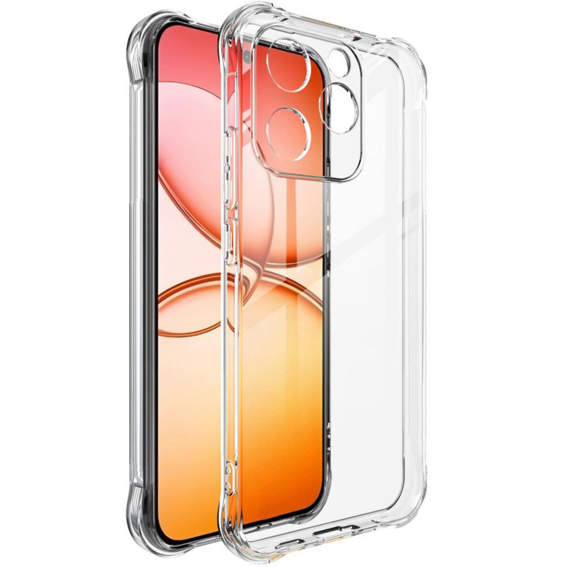 TPU чохол GETMAN Ease logo посилені кути Full Camera на Realme 15T (Безбарвний (прозорий))