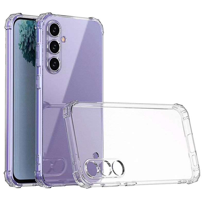 Купити TPU чохол GETMAN Ease logo посилені кути Full Camera на Samsung Galaxy S23 FE (Прозорий (прозорий)) на vchehle.ua