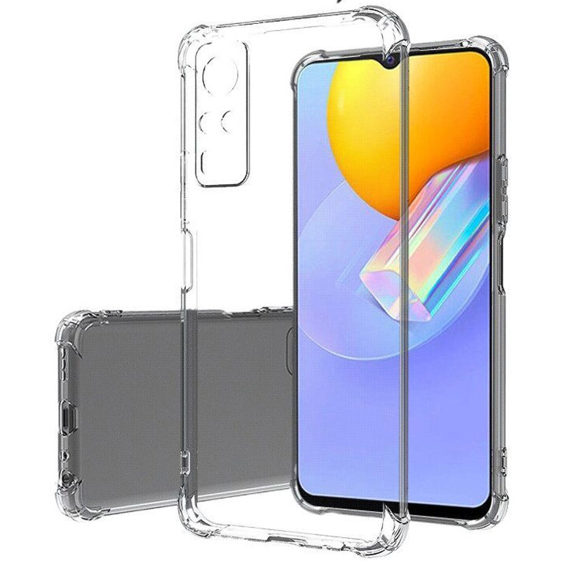 TPU чохол GETMAN Ease logo посилені кути Full Camera на Vivo Y51a (Прозорий (прозорий))