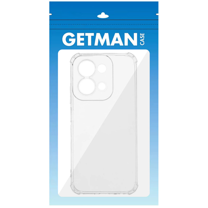 Фото TPU чехол GETMAN Ease logo усиленные углы Full Camera для Xiaomi Redmi 15C (Global)/Poco C85 Global (Бесцветный (прозрачный)) в магазине vchehle.ua