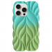 TPU чехол Leaf для Apple iPhone 16 Pro Max (6.9") (Marine Green / Mint)