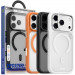 TPU+PC чохол Blueo Frosted Heat Dissipation Stand with Magnetic Fit на Apple iPhone 17 Pro Max (6.9")
