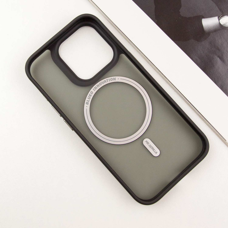 Заказать TPU+PC чехол Blueo Skin Friendly Frosted with Magnetic Safe для Apple iPhone 14 Pro (6.1") (Черный / Black) на vchehle.ua