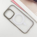 Фото TPU+PC чохол Blueo Skin Friendly Frosted with Magnetic Safe на Apple iPhone 16 Pro Max (6.9") (Сірий) на vchehle.ua