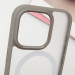 TPU+PC чохол Blueo Skin Friendly Frosted with Magnetic Safe на Apple iPhone 16 Pro Max (6.9") (Сірий) в магазині vchehle.ua