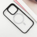 Фото TPU+PC чохол Blueo Skin Friendly Frosted with Magnetic Safe на Apple iPhone 16 Pro Max (6.9") (Чорний) в маназині vchehle.ua