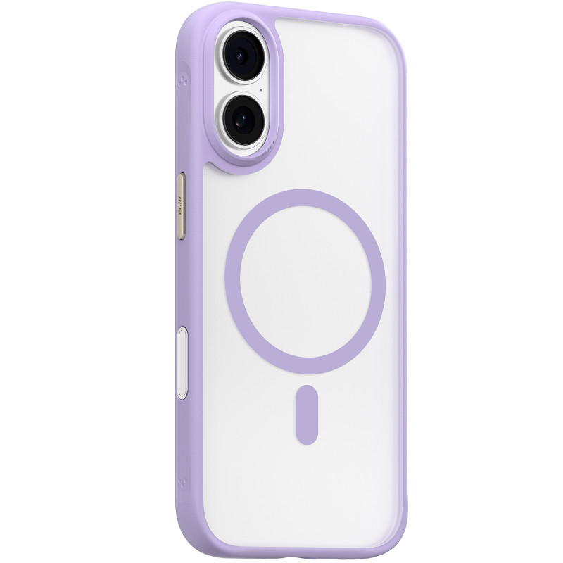 TPU+PC чехол Blueo Skin Friendly Frosted with Magnetic Safe для Apple iPhone 17 (6.3") (Сиреневый / Purple)