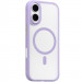 TPU+PC чехол Blueo Skin Friendly Frosted with Magnetic Safe для Apple iPhone 17 (6.3") (Сиреневый / Purple)