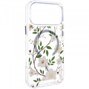 TPU+PC чехол Clear Garden with Magnetic Safe для Apple iPhone 17 Pro (6.3")