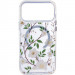 Фото TPU+PC чехол Clear Garden with Magnetic Safe для Apple iPhone 17 Pro (6.3") (White Gardenia) на vchehle.ua