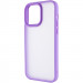 Фото TPU+PC чохол Metal Buttons на Apple iPhone 13 Pro (6.1") (Бузковий / Light Purple) в маназині vchehle.ua