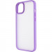 Фото TPU+PC чохол Metal Buttons на Apple iPhone 14 (6.1") (Бузковий / Light Purple) в маназині vchehle.ua