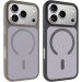 TPU+PC чехол Metal Buttons with Magnetic Safe для Apple iPhone 17 Pro (6.3")