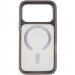 Фото TPU+PC чехол Metal Buttons with Magnetic Safe для Apple iPhone 17 Pro Max (6.9") (Серый / Grey) в магазине vchehle.ua