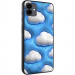 TPU+PC чехол Prisma Fluffie для Samsung Galaxy A06 (Clouds)