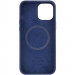 Фото Уценка Чехол Silicone case (AAA) full with Magsafe and Animation для Apple iPhone 12 Pro Max (6.7") (Дефект упаковки / Синій / Navy blue) в маназині vchehle.ua